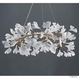 Lampy żyrandol postmodernistyczny w kształcie płatków 60cm