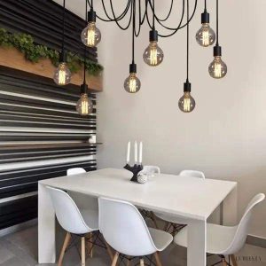 Lampa sufitowa typu Spider nowoczesna industrialna z regulacją