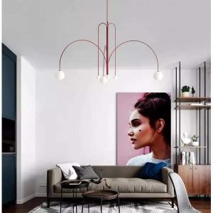 Lampa wisząca Gran Finale nowoczesna z okrągłymi kloszami