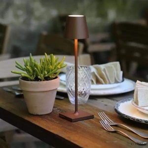 Nowoczesna lampa stołowa LED z regulacją jasności