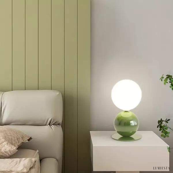 Kolorowa stołowa lampa akrylowa w nowoczesnym stylu