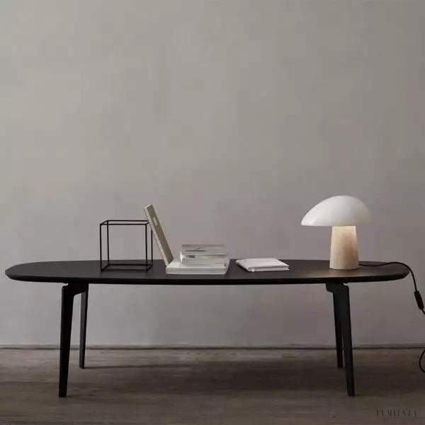 Stylowa lampa stołowa Night Owl w kształcie grzyba