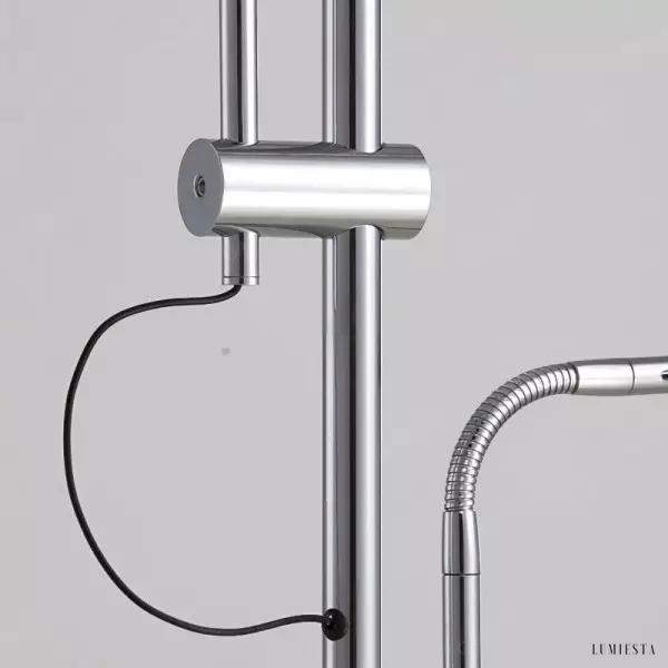 Lampa stołowa Wa Wa w nowoczesnym stylu z regulowanym ramieniem