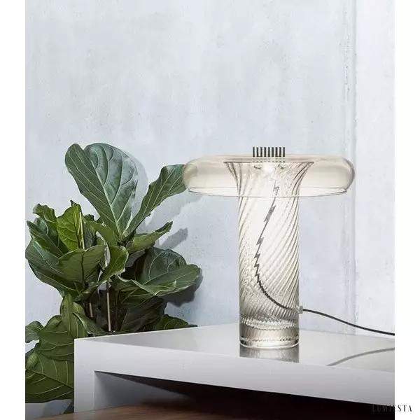 Lampa stołowa Stellar szklana z nowoczesną technologią LED