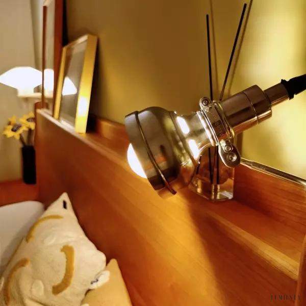 Retro lampa klipsowa industrialna w stylu retro