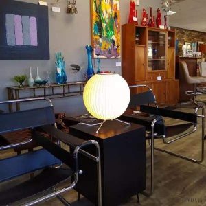 Lampa stołowa Nelson z zestawem trójnogów w stylu bąbelkowym