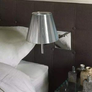 Lampa ścienna KTribe W metalowa z abażurem w stylu nowoczesnym