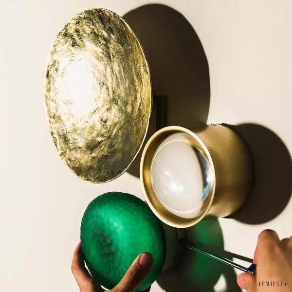 image_6-591.jpg Lampa ścienna Gioielli w stylu nowoczesnym z metalową dekoracją