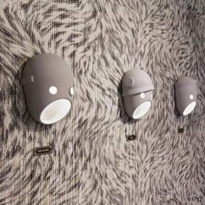 Lampka ścienna Party ceramiczna w kształcie twarzy