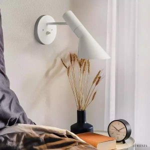 Lampa ścienna metalowa asymetryczna styl skandynawski