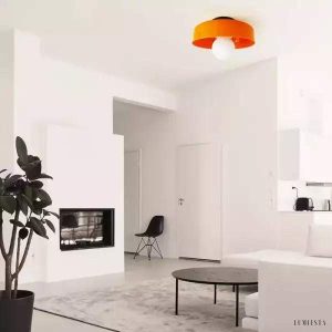 Lampa sufitowa Morandi w stylu skandynawskim z kloszem orb