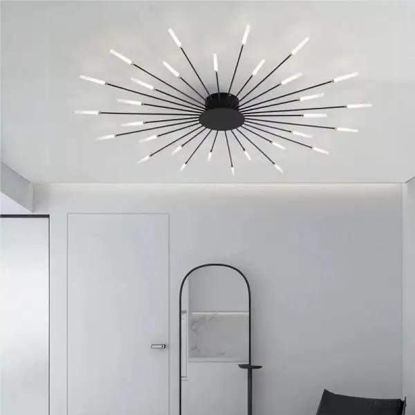 Nowoczesna lampa sufitowa Sputnik z efektem fajerwerków