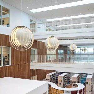 Lampa Wisząca Moon Kształt Księżyca