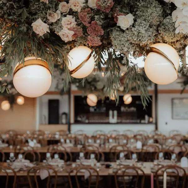 Polar - Lampa Wisząca Kula ze Szczotkowanym Mosiądzem