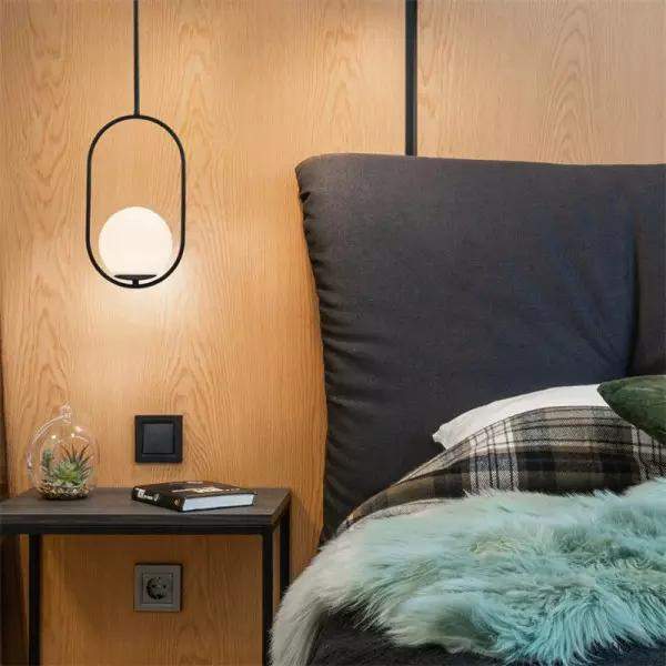 Mila - Lampa Wisząca Szklana Kula Nowoczesny Design