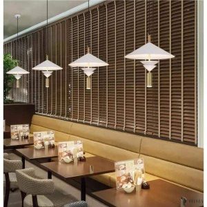 Metalowa lampa wisząca Lantia w skandynawskim stylu