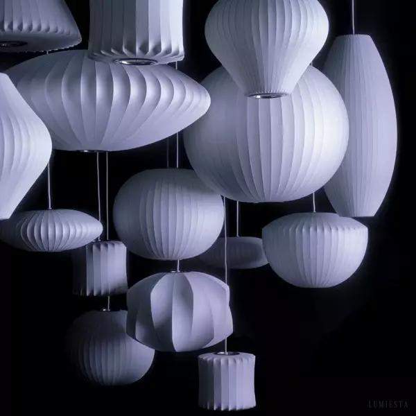 Lampa Wisząca Bib z geometrycznym wzorem krzyżowym