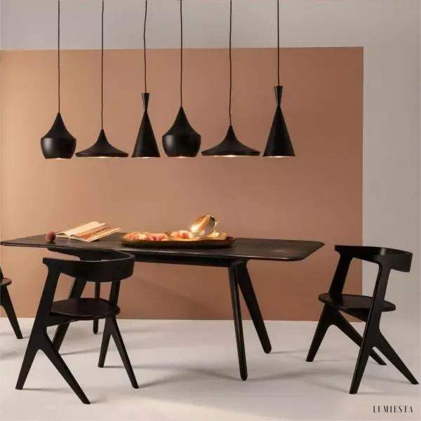 Opesyb - Lampa Wisząca Złoty Mosiądz Idealna do Wnętrz