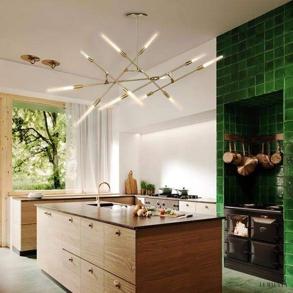 Lampa wisząca Dori w nowoczesnym stylu z modulowanym designem