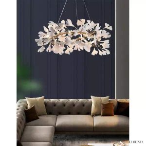 Lampy żyrandol postmodernistyczny w kształcie płatków 60cm