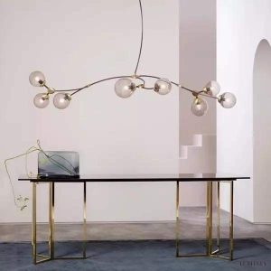 Lampa wisząca Ivy w egzotycznym stylu z dmuchanego szkła