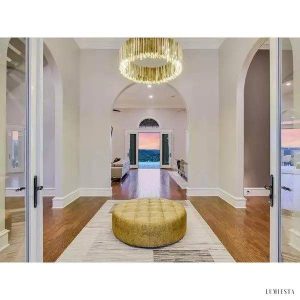 Lampa sufitowa Facet metalowa z efektem LED  styl nowoczesny