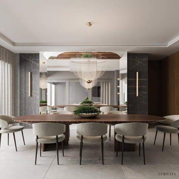 Lampa wisząca Meshmatics w stylu nowoczesnym 60cm