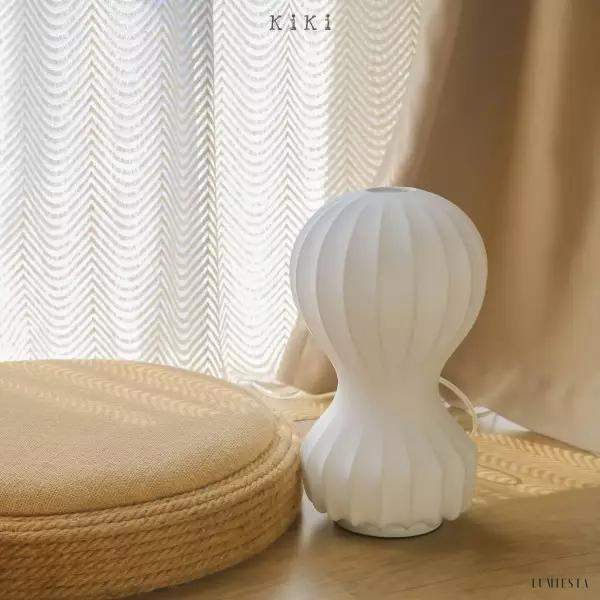 Lampa stołowa Gatto w stylu cocoon idealna do wnętrz