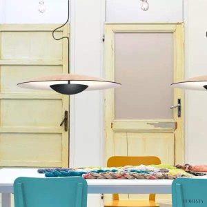 Oke - Nowoczesna lampa wisząca z dużym kloszem