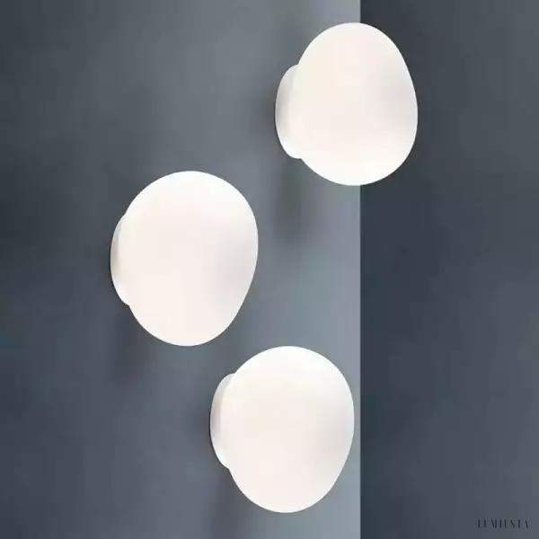 Lampa ścienna Ofisi nowoczesna z białym kloszem