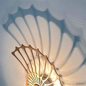 Lampka ścienna LED Nautilus w stylu nowoczesnym 50 cm