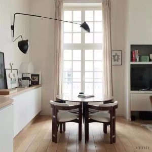 Obeji - Lampa ścienna stylowa z regulowanym kloszem