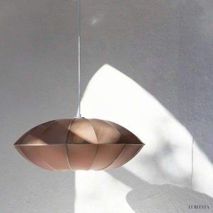 image_7-53.jpg Aria - Lampa wisząca bąbelkowa z tkaniny biało-czarna/brązowo-czarna, Ø40/50/60cm