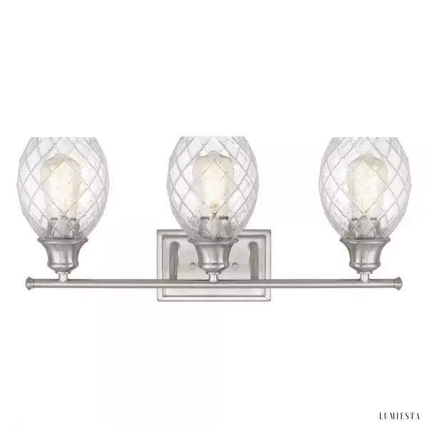 image_7-542.jpg Nowoczesna lampa ścienna metalowa z trzema szklanymi kloszami