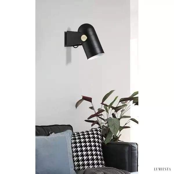 image_7-546.jpg Lampa ścienna Carronade w stylu nowoczesnym czarna z mosiężnym akcentem