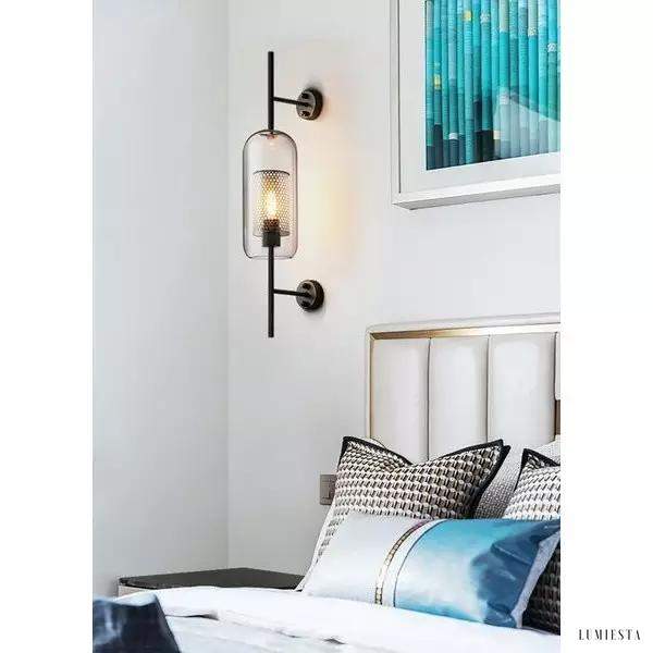 Lampa Ścienna Chiswick Glass Stylowa Szklana Kapsułka