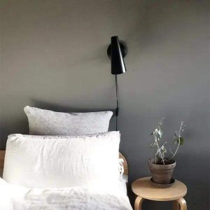 Lampa ścienna Birdy w stylu nowoczesnym kolor czarny