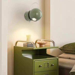 Lampa ścienna Magnetic Attractor Ball nowoczesna kremowa