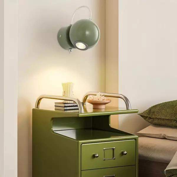 Lampa ścienna Magnetic Attractor Ball nowoczesna kremowa