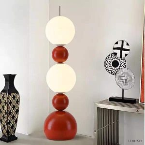 Nowoczesna minimalistyczna lampa podłogowa Molecular Ball