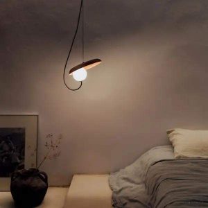 Lampa wisząca Milan Wire nowoczesny design z drutu i szkła