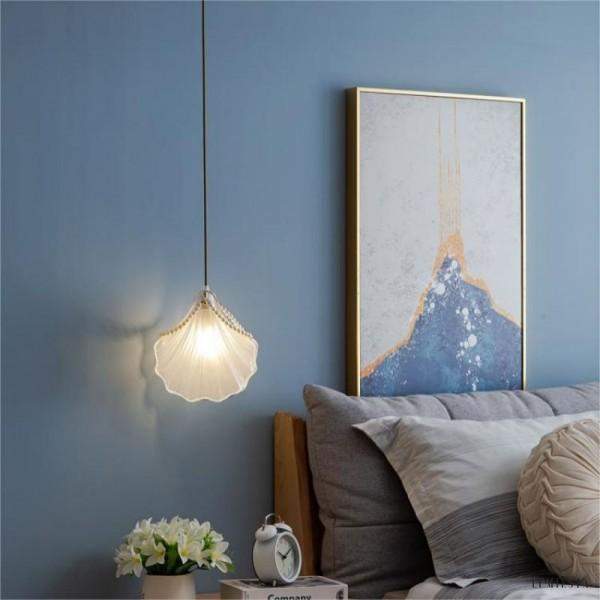Nowoczesna lampa wisząca muszla Seashell Pearl do salonu