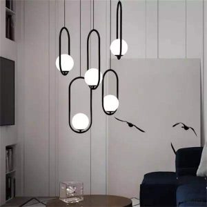 Mila - Lampa Wisząca Szklana Kula Nowoczesny Design