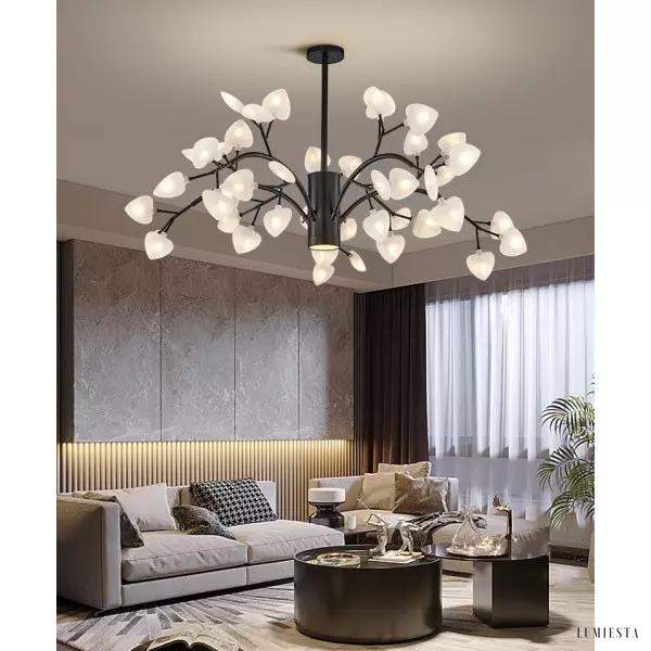 Lampa wisząca HEART w kształcie serca z metalowymi ramionami