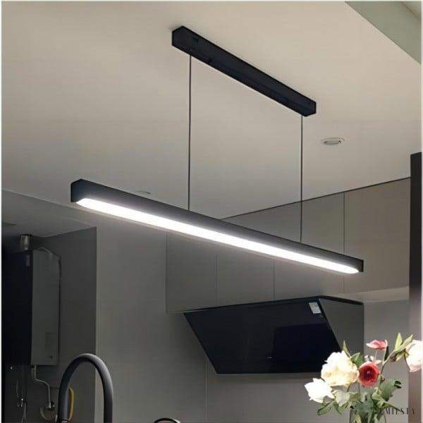 Lampa wisząca LED metalowa pozioma industrialna 60 80 100 120 cm