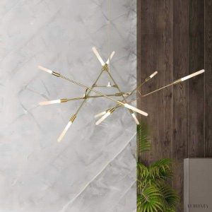 Lampa wisząca Dori w nowoczesnym stylu z modulowanym designem