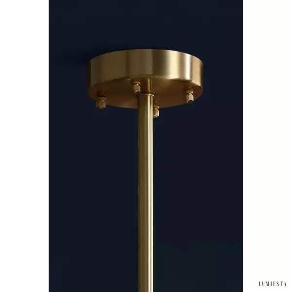 Lampa sufitowa kryształowa w stylu minimalistycznym