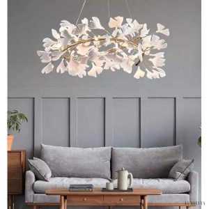 Lampy żyrandol postmodernistyczny w kształcie płatków 60cm