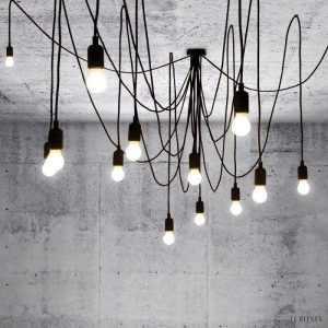 Lampa sufitowa typu Spider nowoczesna industrialna z regulacją