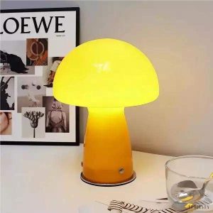 Lampka stołowa w stylu Bauhaus w kształcie grzyba z dimmerem